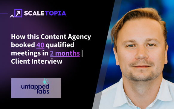 How we helped this Tiktok & Content agency book 40 qualified meetings in 2 months